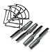 Fouchtech 4pcs Blades Propeller+Blade Protect Cover Kits for JJRC V686 H12C H8D H8C H5C Quadcopter
