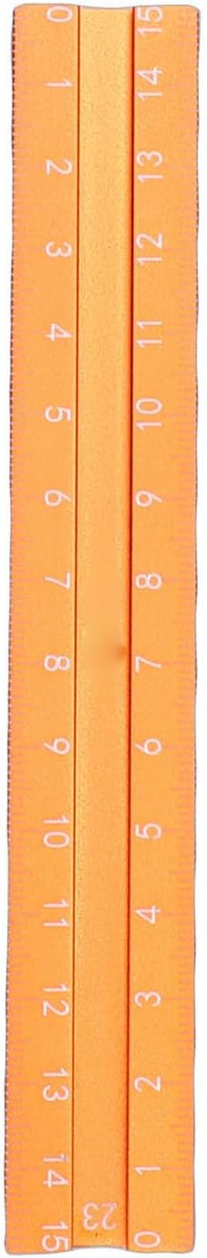 Magnet 4 Sided Scale Scribing Tool Leveling Ruler with Magnet Base Multi Purpose Woodworking Marking Tool for Carpentry Furniture Making Construction