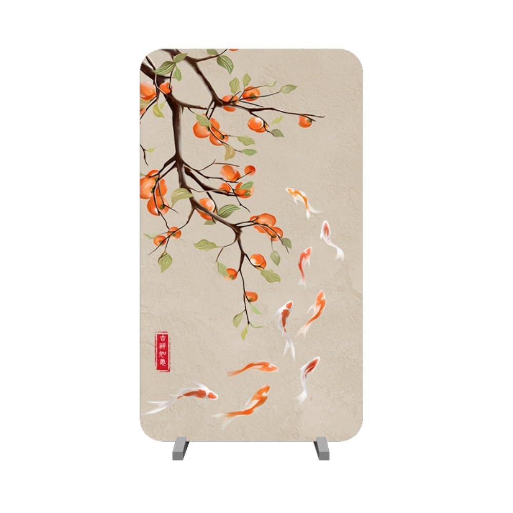 Privacy Screen Screen Partition For Home Living Room Entrance, Tea, Study Decoration, Movable Floor-standing Room Divider