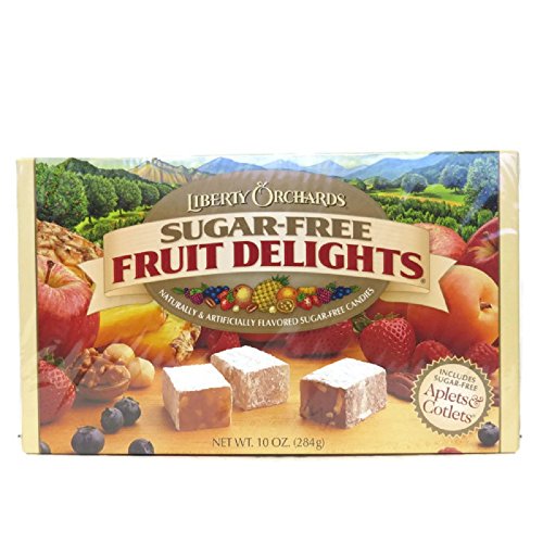 Liberty Orchards Sugar Free Fruit Delights Fruit & Nut Candies, 10 Ounce