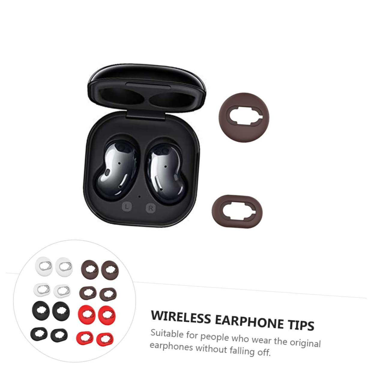 BESPORTBLE 24 Pares De Auriculares Tapones Para Los Oídos Gel De Sílice Gorro De Piel Auriculares