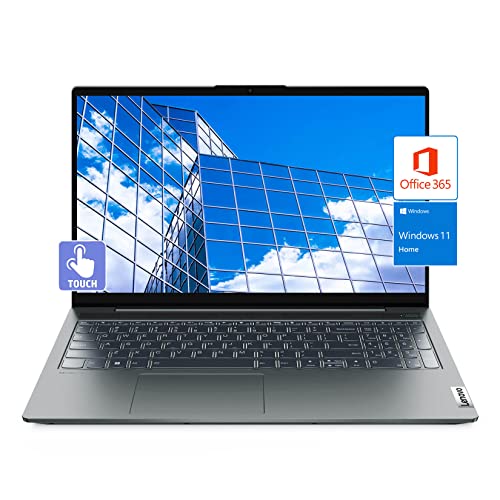 Image of Lenovo IdeaPad 5 Laptop Touchscreen| 15.6 FHD IPS Display| AMD Ryzen5 5625U| Backlit Keyboard| Wi-Fi 6| Windows 11| USB C| Fingerprint| FHD Webcam| 1-Year Office 365 (16GB RAM | 1TB PCIe SSD)