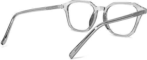 Miniatura 5 de Zeelool Elegantes gafas cuadradas TR90 para hombres y mujeres con lente transparente sin receta Preston ZOT235163