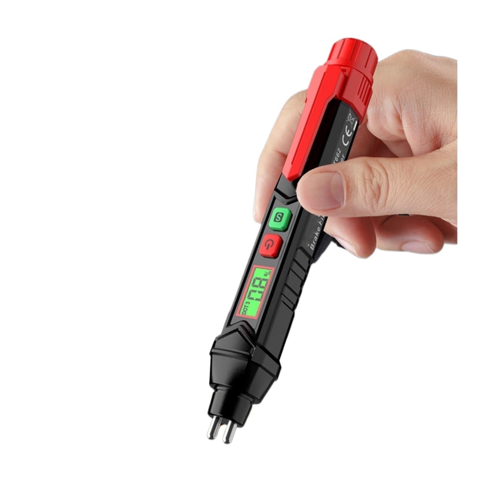 Brake Fluid Tester, Brake Fluid Liquid Tester Pen Oil Moisture Detector Vehicle Automotive Diagnostic Test Tool