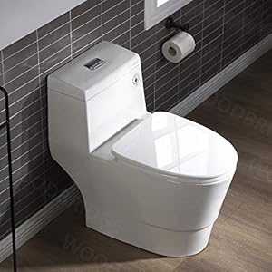 Woodbridgeeonepiecetoiletwithsoftclosingseatchairheight128gpfdualwatersensed1000grammapflushingscoretoiletwithchromebuttont0001chwhite Urban Country Home Decor Woodbridgee one piece toilet with soft closing seat chair height 128 gpf dual water sensed 1000 gram map flushing score toilet with chrome button t0001 ch white urban country home decor