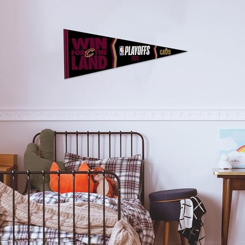 Image of Rico Industries NBA Basketball 12 inch x 30 inch Felt Wall Decor Pennant - Great for Home /Bed Room /Man Cave Decor