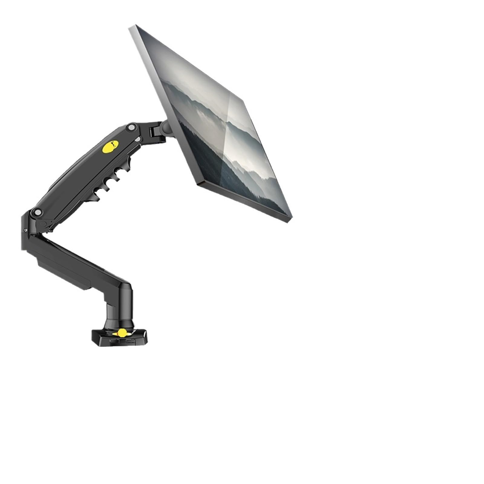 Support moniteur F80 bras à gaz contre le mal de dos pour écran PC 17-30 pouces de bureau