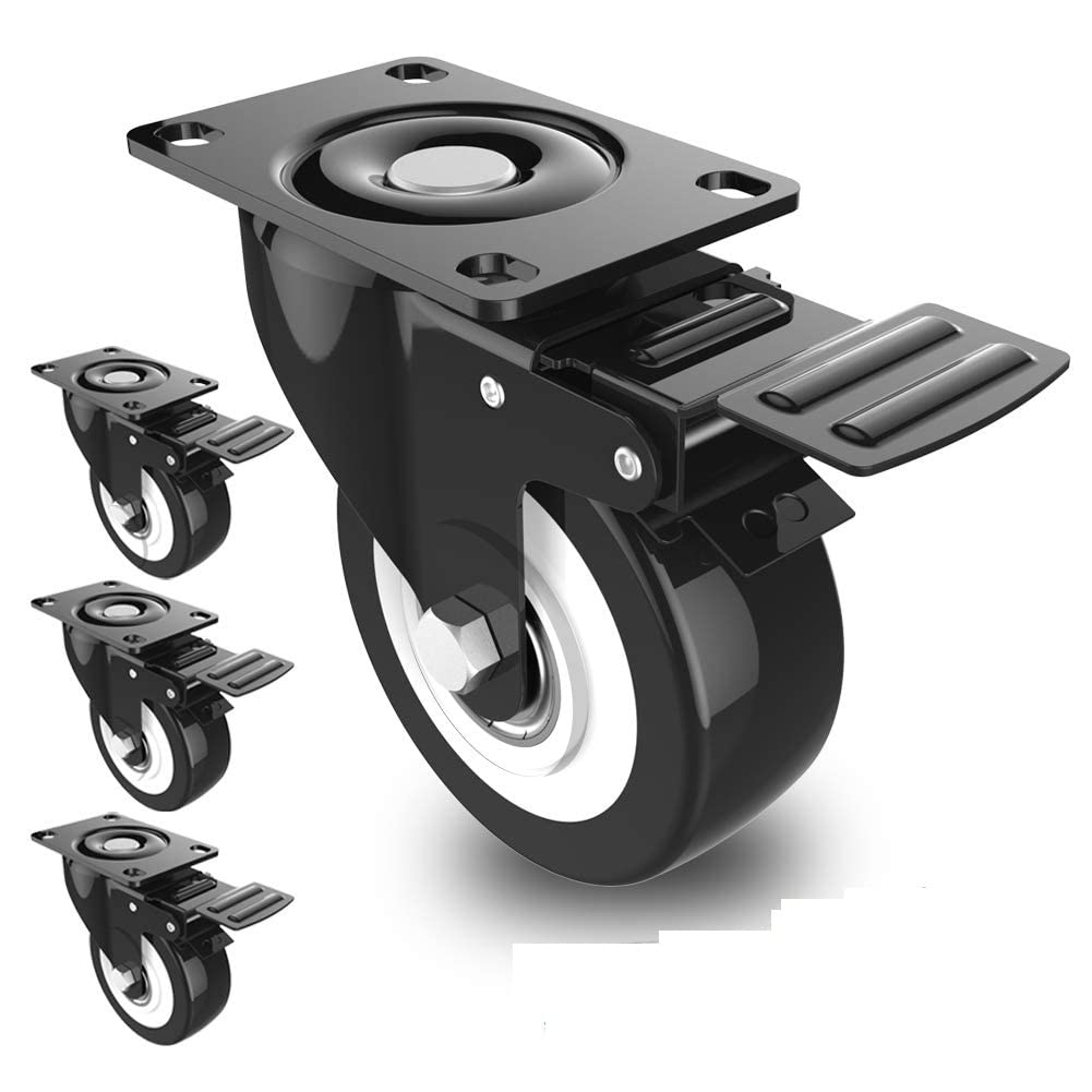 See full amazon price history chart for REMANG 2inch polyurethane pu swivel caster wheels with 360 degree top plate of 4 pieces trolley wheel with powerful bearing strong weight handling capacity swivel plate castors(Black) REMANG 2inch polyurethane pu swivel caster wheels with 360 degree top plate of 4 pieces trolley wheel with powerful bearing strong weight handling capacity swivel plate castors(Black) (B0BR11N1BW) Amazon Price History, Amazon Price Tracker
