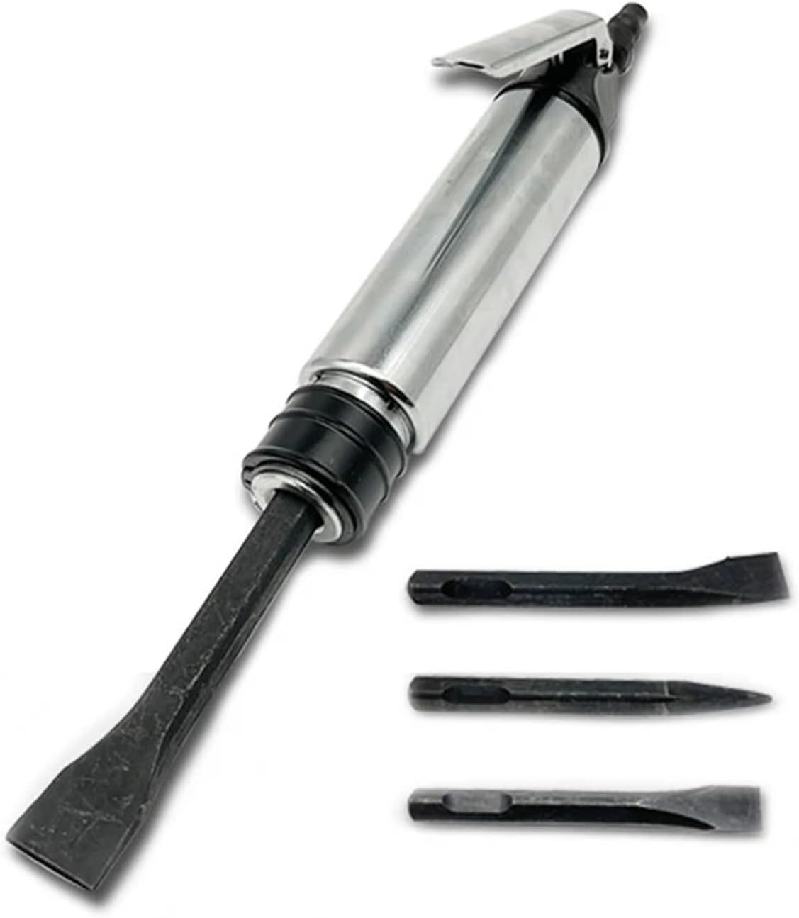 Air Hammer, Pneumatic Straight Handle Air Shovel Rust Remover Air k Slag Welding Gas Shovel(A)