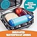 Bentology Insulated Lunch Box w Snack Pocket & Water Bottle Holder- Water-Resistant Lunchbox for Kids- Easy Clean Tote Mini Cooler Bag- Reusable Thermal Lunch Bag for Work School Picnic-Back to School