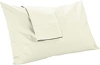 Vista 6 de MyPillow Giza Dreams - Juego de fundas de almohada 100% algodón de gran tamaño [Queen, azul lago]