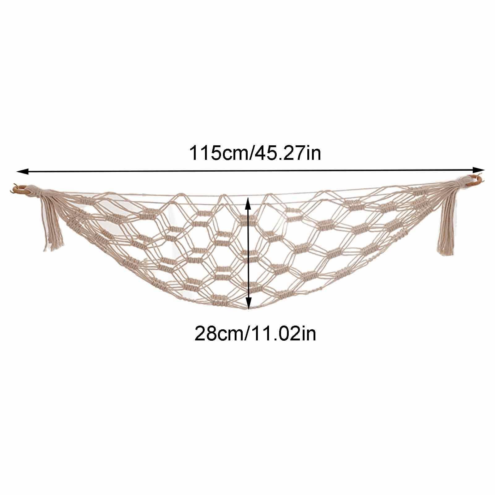Hamac de Rangement pour Jouets Peluche, Hamac d'Angle pour Chambre à Coucher