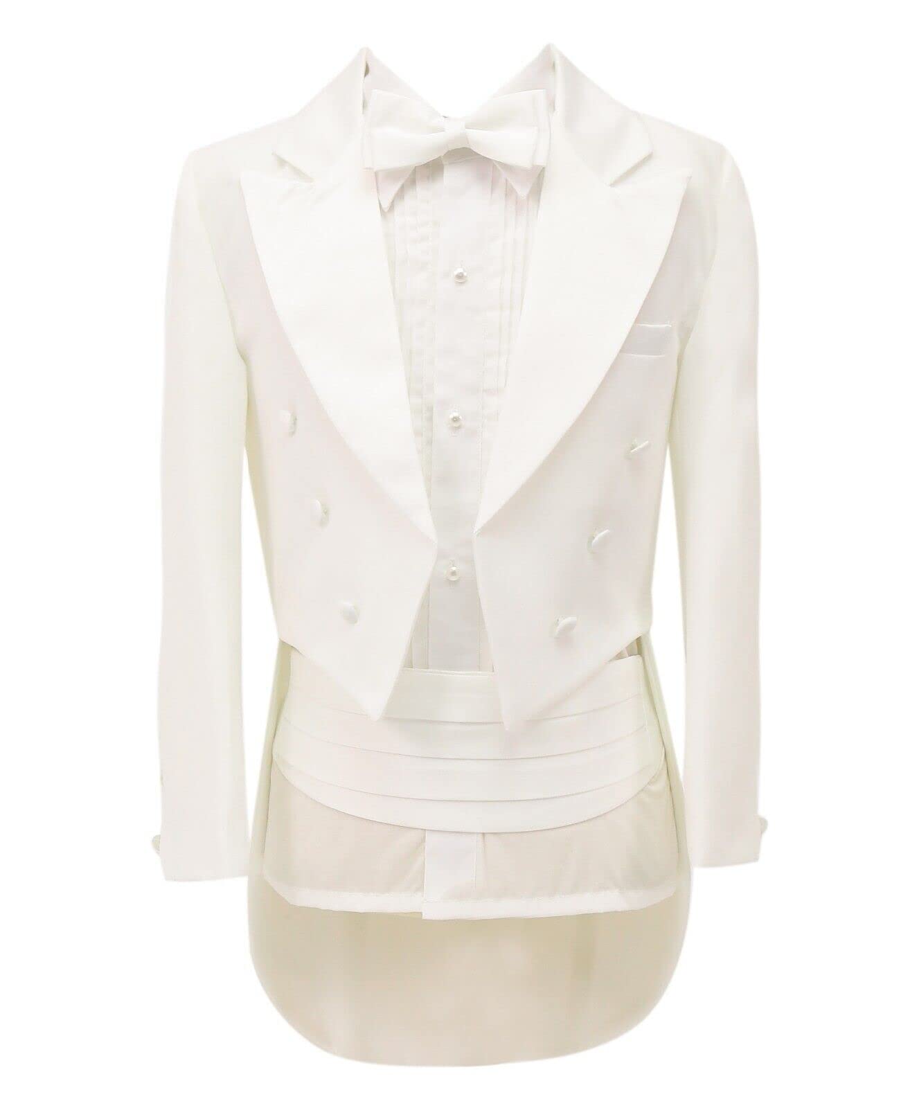 Traje completo de esmoquin para bebé, bautizo, comunión, boda, convento, 5 piezas