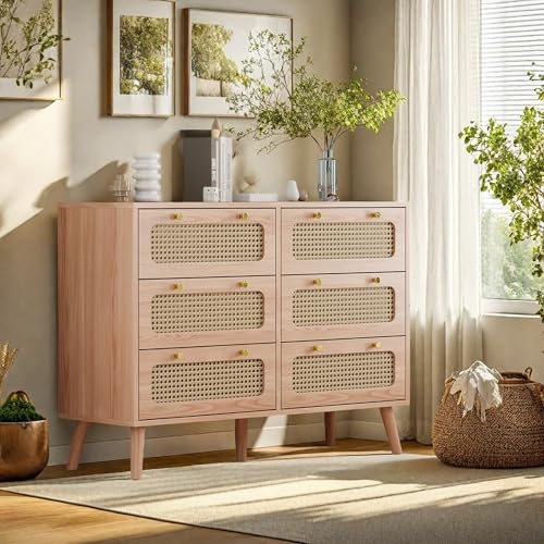 Yeutre Cómoda con 6 Cajones 100cm Cómoda