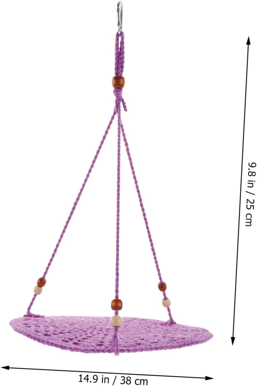 BESPORTBLE 3pcs Reptile Bed Hammock for Bearded Dragon Lizard Gecko Snake Hanging Bed Cotton Rope Easy Clean Fun Toy