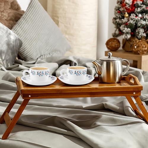 Image of Treo By Milton Opalware Ophelia 13 Lavelle Cup & Saucer Set | Microwave & Dishwasher Safe | Bone-Ash Free | Tempered Toughness | Set of 12 | White | Crockery Set for Daily Use & Gifting