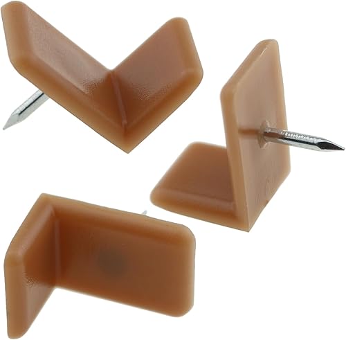 Miniatura 2 de 30 toboganes y tapones de plástico para cajones, 10 piezas rectangulares de 0.669 x 0.472 in y 20 piezas en forma de L de 0.500 x 0.748 x 0.512 in