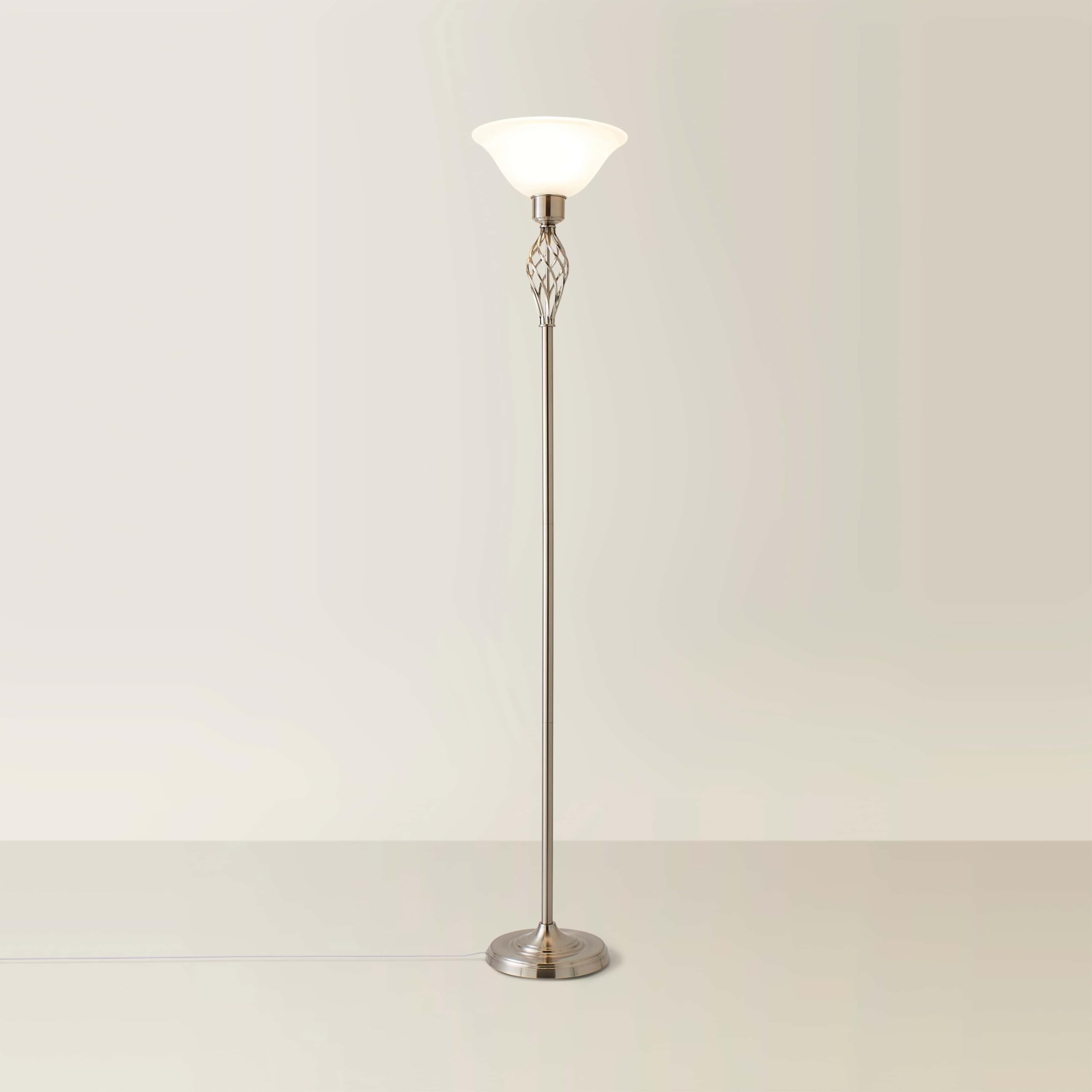 Valuelights Unisex Silver Memphis Floor Lamp