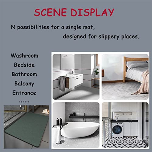 Badematte, Bath Mat, Badvorleger, Duschvorleger, Fußmatte Dusche, Badematten, Duschvorleger Badteppich Rutschfest… – Bild 7