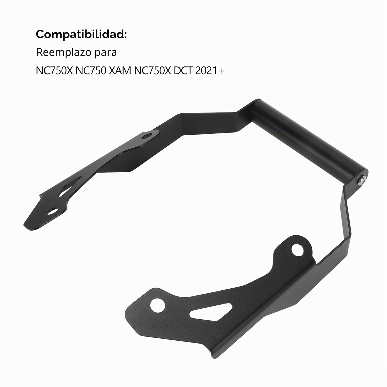 Soporte para Teléfono Celular de Motocicleta, Soporte para Teléfono Celular, Soporte de Placa de Navegación GPS, Poste de GPS para Motocicleta, Soporte de Barra Transversal para