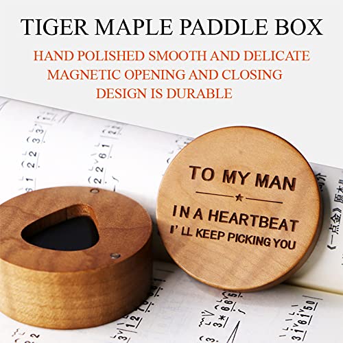 mewmewcat Choix, 2 pièces médiators en ébène avec boîte de Rangement Organisateur médiators Triangle Classique Accessoires de Guitare pour Guitares Classiques acoustiques électriques Basses ukulélé - Les Beatles, Paul McCartney, John Lennon, RIngo Starr, George Harrison mewmewcat Choix, 2 pièces médiators en ébène avec boîte de Rangement Organisateur médiators Triangle Classique Accessoires de Guitare pour Guitares Classiques acoustiques électriques Basses ukulélé – Image 7
