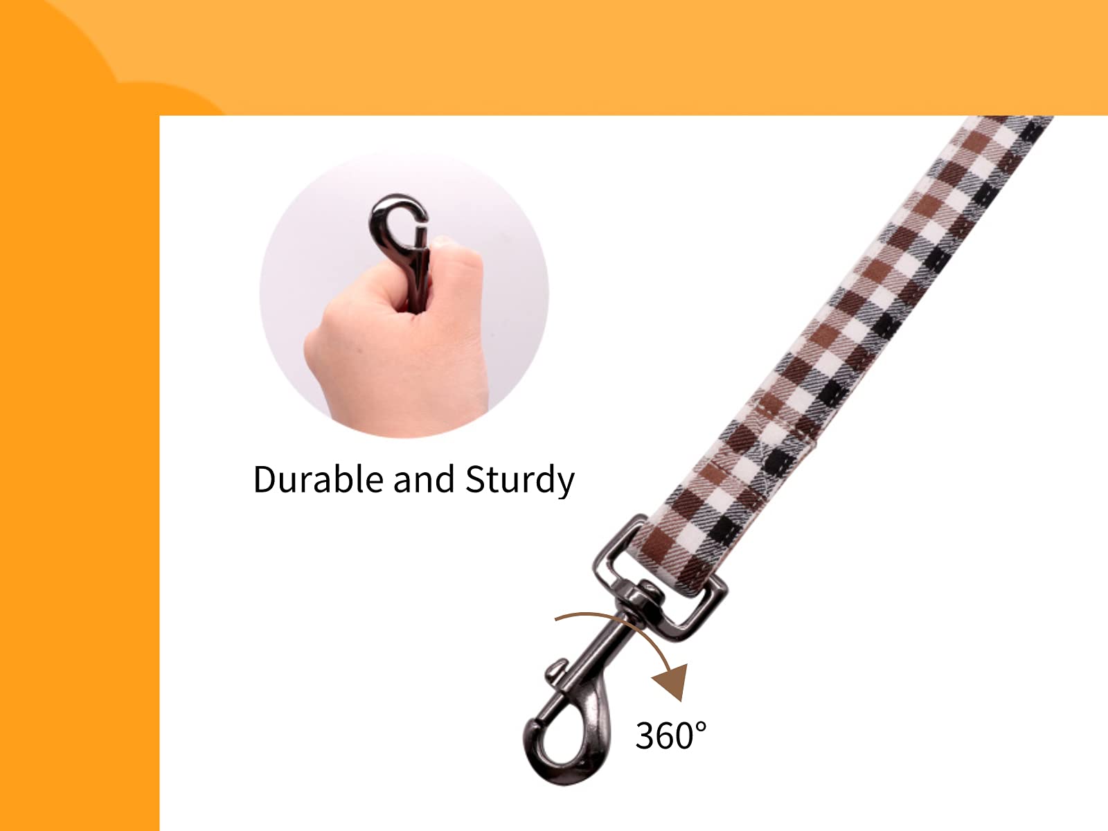 Unique style paws Strong Fall Dog Leash, Puppy Leashes, Durable Dog Leashes with Welded D-Ring Comfortable Handle for Small Dogs