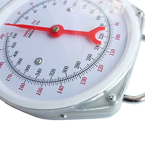Nfzunw NFZUNW-1 Spring Hanging Dial Scale,440Lbs Industrial Hanging Scale,Spring Mechanical Hanging Scale For Kitchen Fishing,Mechanical Luggage Scale thumb #5