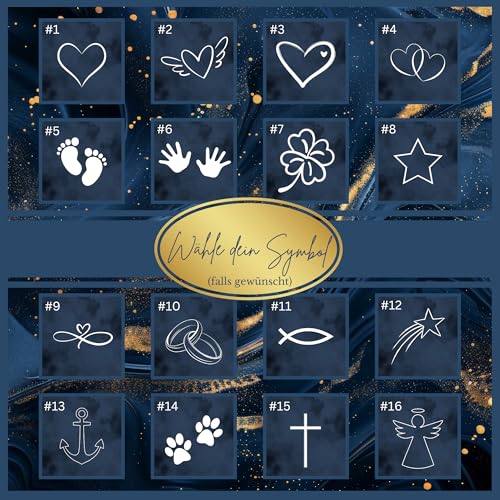 Hanessa Personalisierte Dog Tag Kette mit Gravur in silber - Hundemarke mit Gravur Edelstahl 50 cm - Personalisierte Kette mit Namen Herren - Erkennungsmarke Männer Halskette Dog Tag