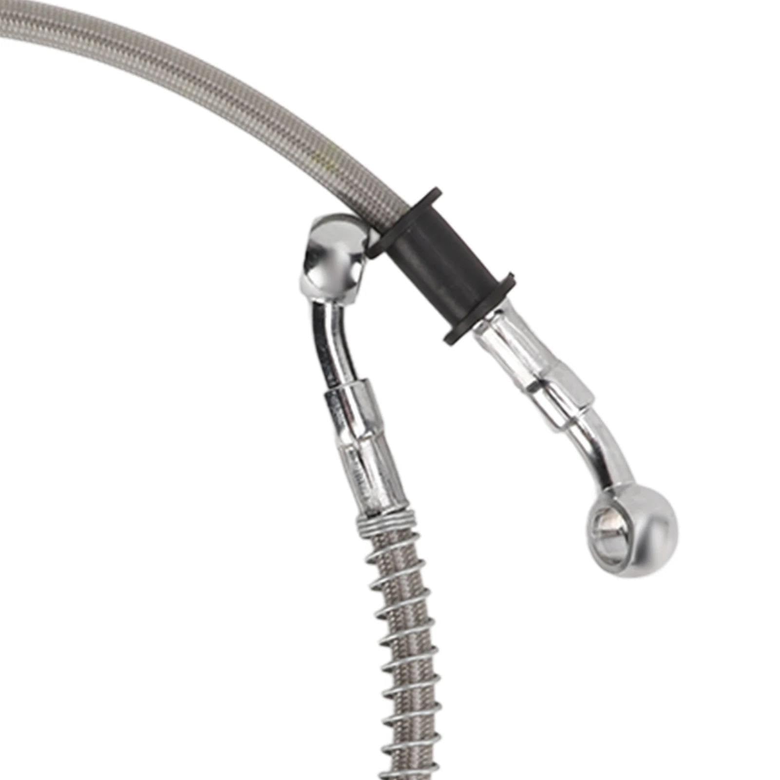 Bremszubehör 70 cm/80 cm Motorrad-Bremsgasleitung Universal-Kraftstoffschlauch aus Edelstahl und PVC für Motorräder