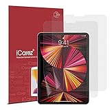 iCarez Paper Like Screen Protector for iPad Pro 11 2021/2020 / 2018 / iPad Air 4, 2-Pack Feels Writing on the Paper