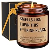 GSPY Candles - New Homeowner, Housewarming Gifts, New Home, Closing Presents for First Time Home Buyers, Owners - Funny First House, Apartment, House Warming Gifts Ideas for Women, Men, Couple