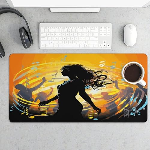 Dance Music Desk Mat alfombrilla grande antideslizante miniatura 5