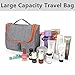 CozyCabin Hanging Toiletry Bag Travel Toiletry Kit for Men Women Toiletries Water Resistant with Mesh Pockets & Nylon Hanging Hook Shower Bag, Cosmetic Organizer for Travel Accessories