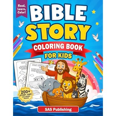 Bible Story Coloring book for kids