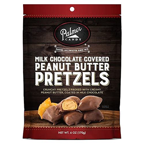 Palmer Candy Milk Chocolate Covered Peanut Butter Pretzel Nuggets, 6 Ounce - 8 per case image 4