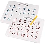 Langlebiges Material: Die magnetische Alphabet-Tafel besteht aus hochwertigem ABS-Kunststoff, ist gesund und sicher und für Kinder ungiftig.