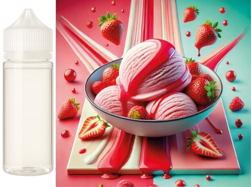 Arôme concentré glace à la fraise vegan Sasami 100ml pour e-liquide gourmand
