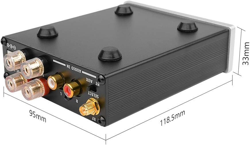 Exсluѕіvе AIYIMA 2 Channel Bluetooth Amplifier 50W+50W TPA3116 HiFi Stereo CLAS D Amp with Bass and Treble Control & DC 19V Power Supply