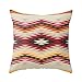 AchidistviQ Navajo - Funda de cojín cuadrada con diseño de triángulo geométrico retro