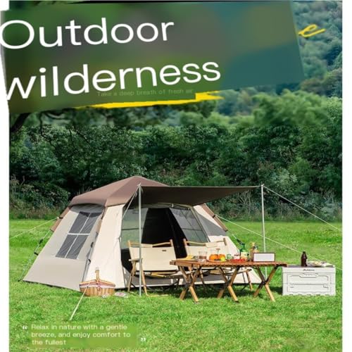Carpa plegable portátil ligera y espaciosa para camping al aire libre miniatura 3