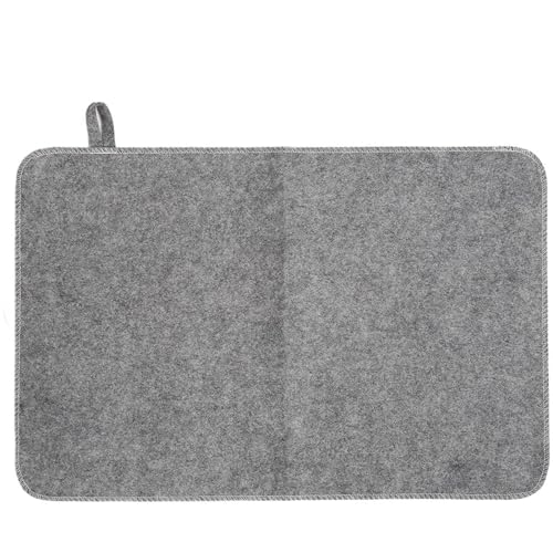 Felt Pad, Strong Water Absorption Sauna Mat for Sauna Bath House Shower Room, SPA Felt Sauna Cushion for Bathing, Steaming, Steam Room, Hot Spring, Breathable Sauna Accessories