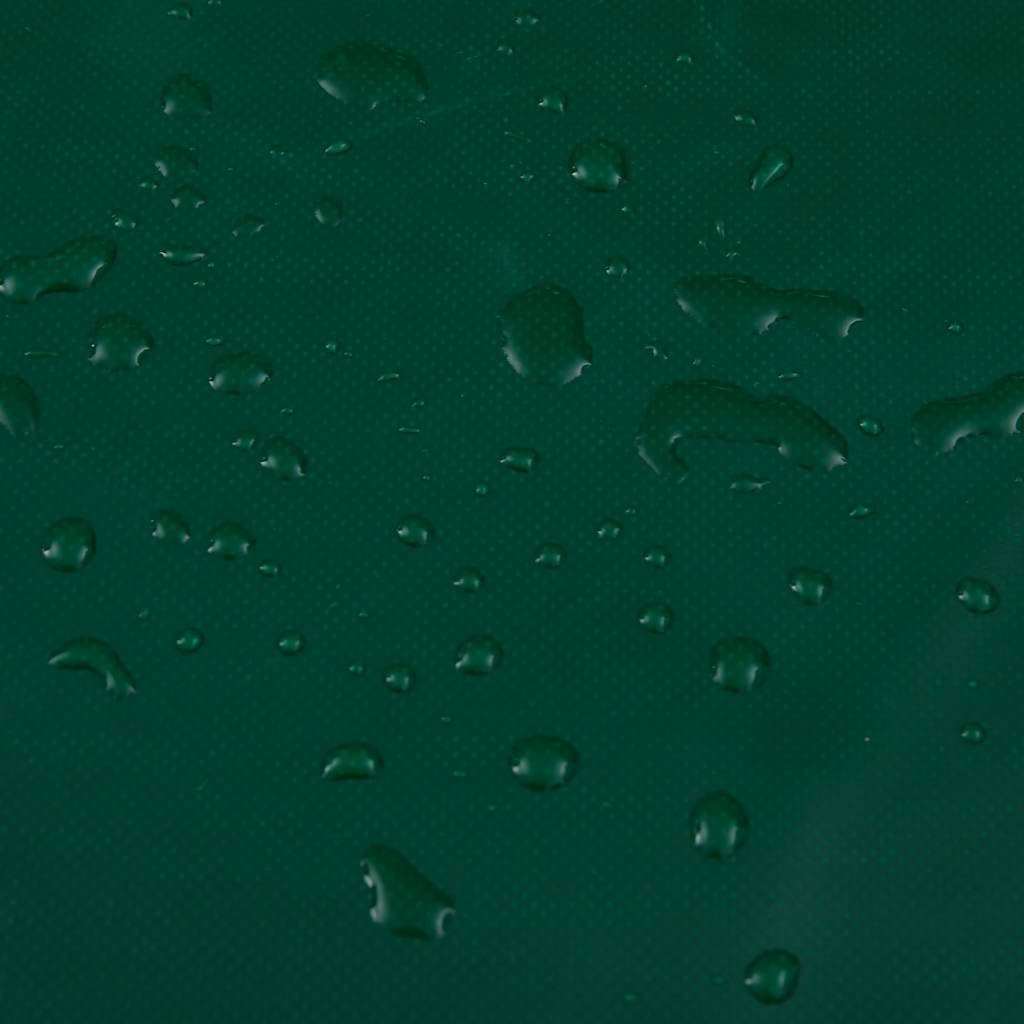 Telone verde rivestito in PVC, 4 x 8 m, 650 g/m², resistente alle intemperie, con occhielli, protezione per mobili da giardino, rimorchi, auto, barca, bicicletta, inverno, resistente ai raggi