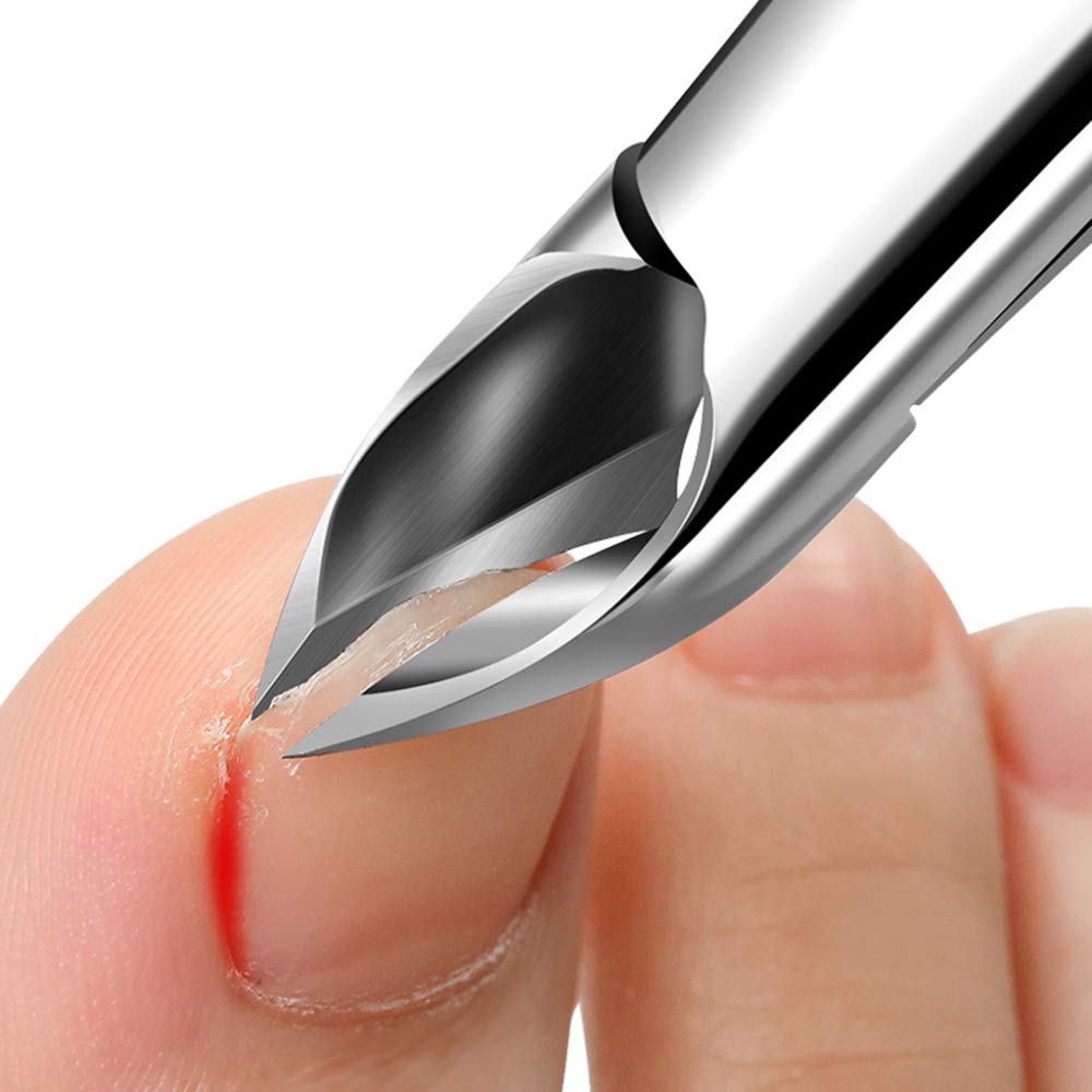 Zehennagelknipser Nagelknipser Nagelhautknipser, Präzisions-Zehennagelknipser for dicke oder eingewachsene Zehennägel, hochwertiger Zehennagelschneider aus Edelstahl, langer Griff, scharf und dehnbar