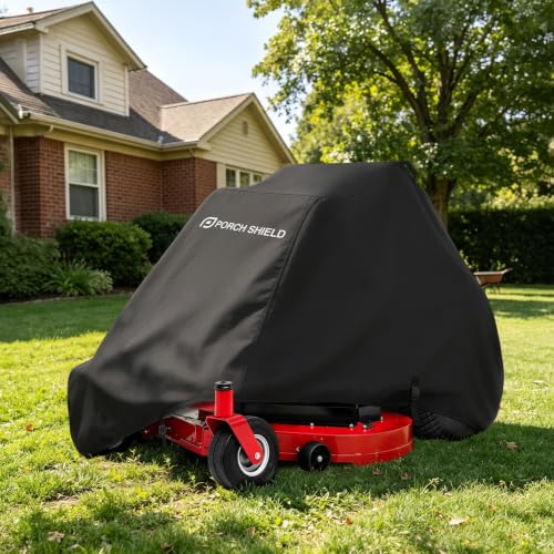 Porch Shield Zero Turn Mower Cover Up to 54 inches Decks, Black by Porch Shield - Image 8
