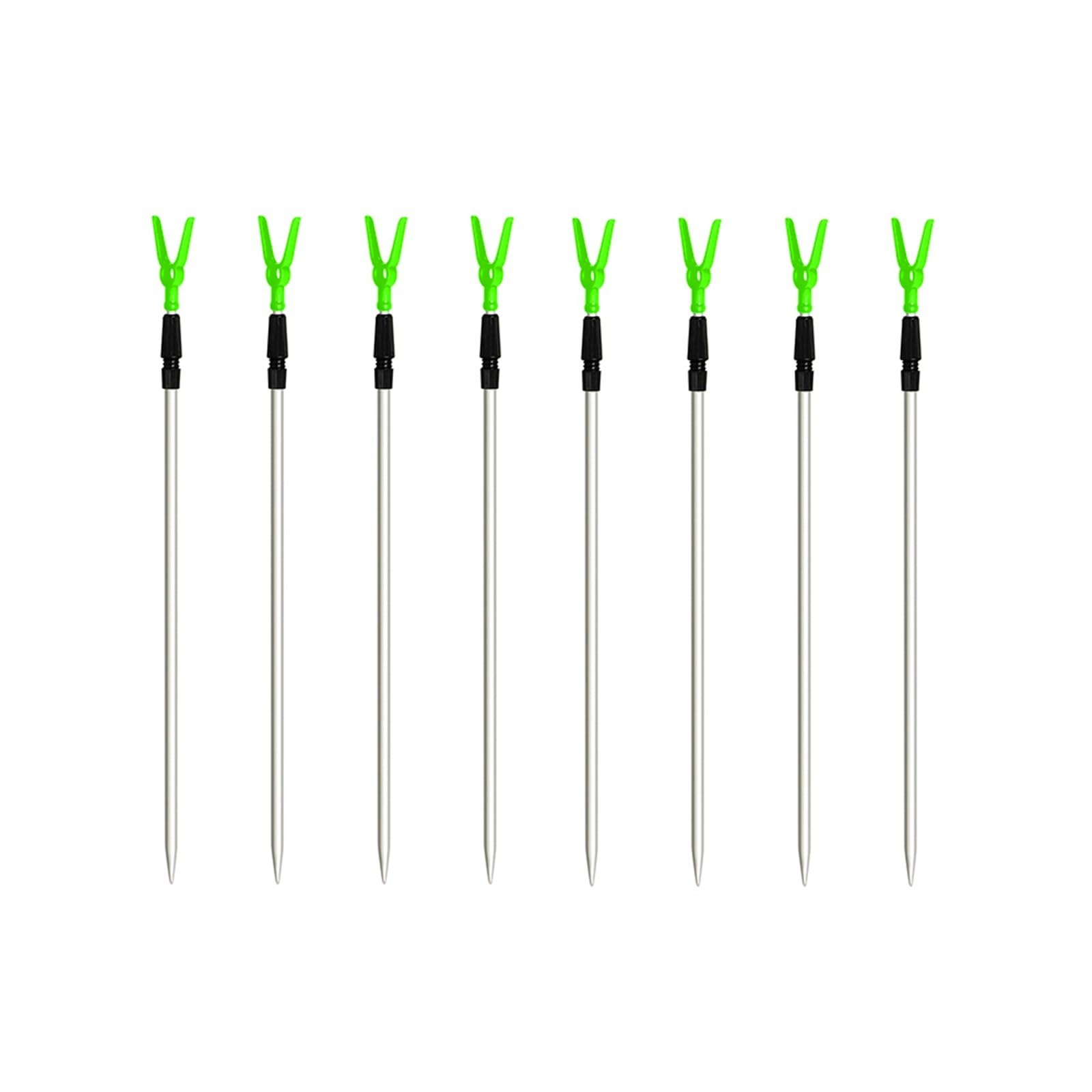 XCTDSVAH Rod Rests Fishing 4/8pcs Adjustable Fishing Stand Telescopic Bankstick Extending Bracket Rod Accessories(8pcs)