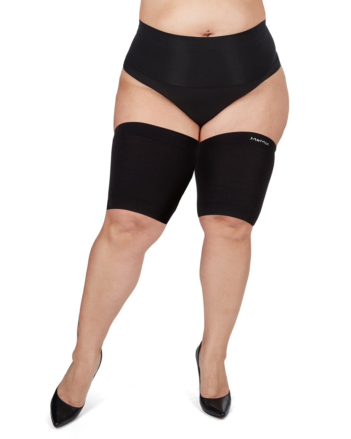 MeMoiWomen's Bodysmoothers Anti Thigh Chafing Thigh Bands, Prevents Chafing, Eliminates Irritation and Friction - Sizes S-Q1
