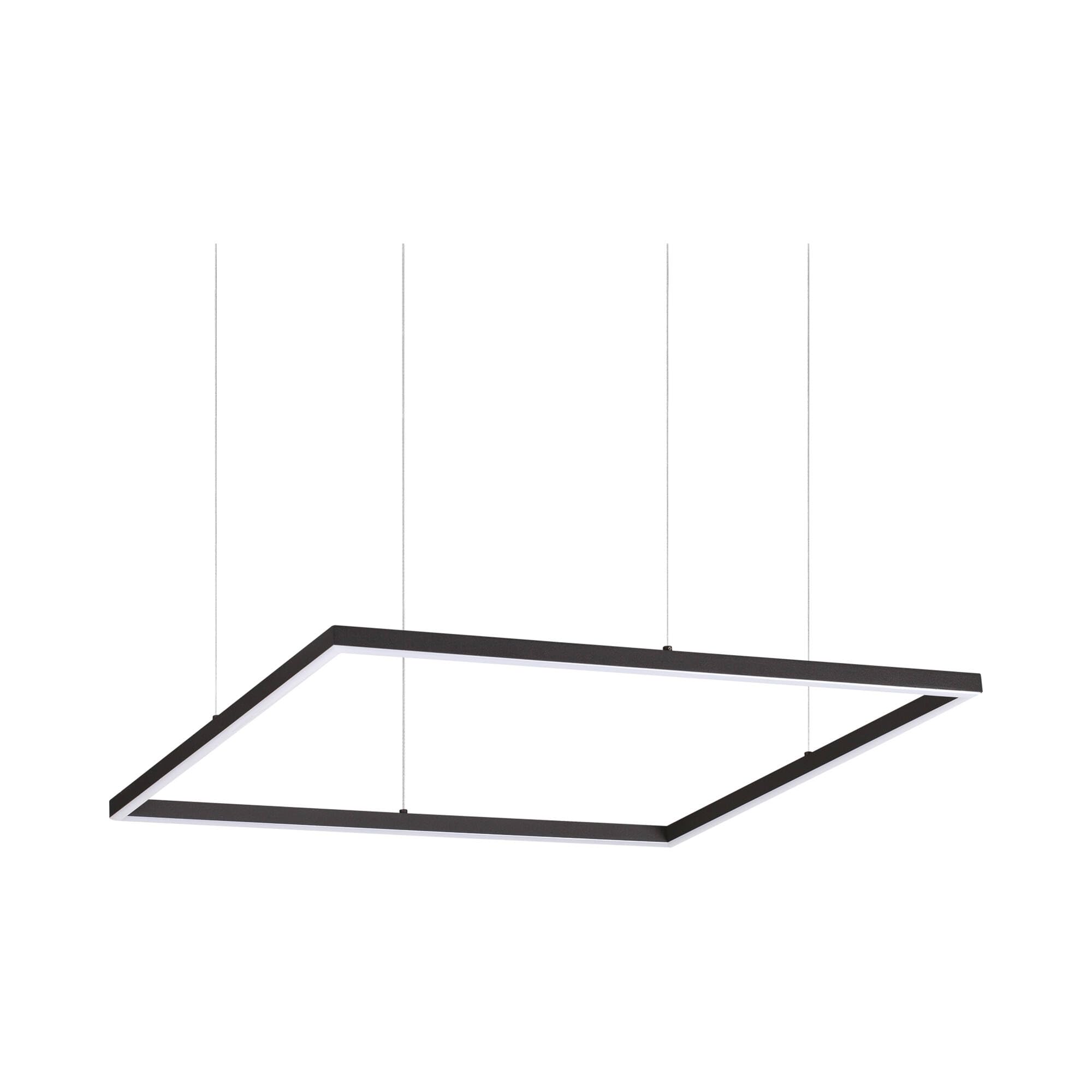 Ideal Lux Led Pendant Oracle Slim 70 X 70 Cm Black 3,000 K