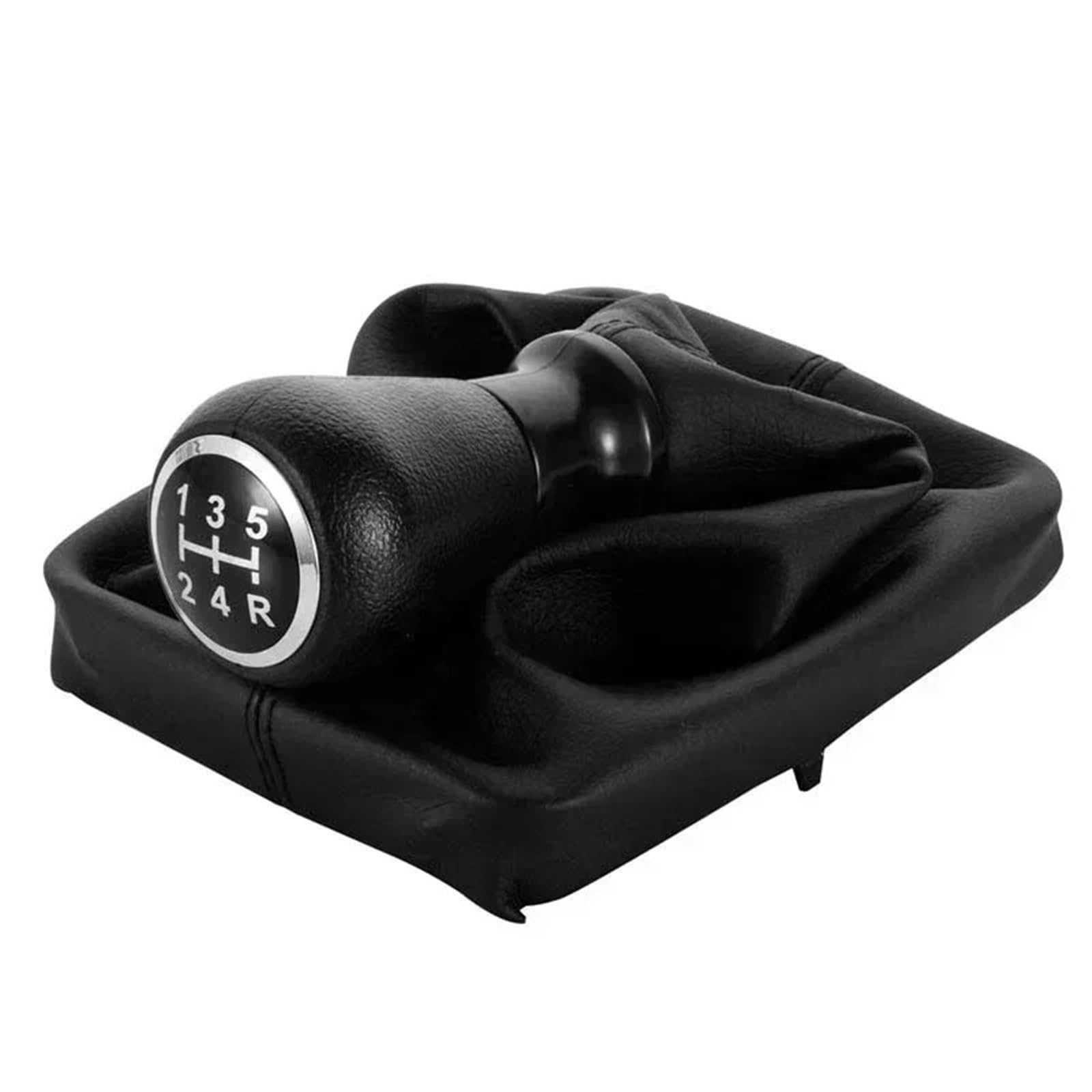 Lzbzhb One Color 5 Speed Gear Shift Knob Shifter Lever Stick Gaiter Boot Cover Pu Car Accessories For Peugeot 206 207 307 For Cc 406 Gear Shift Knob(A)