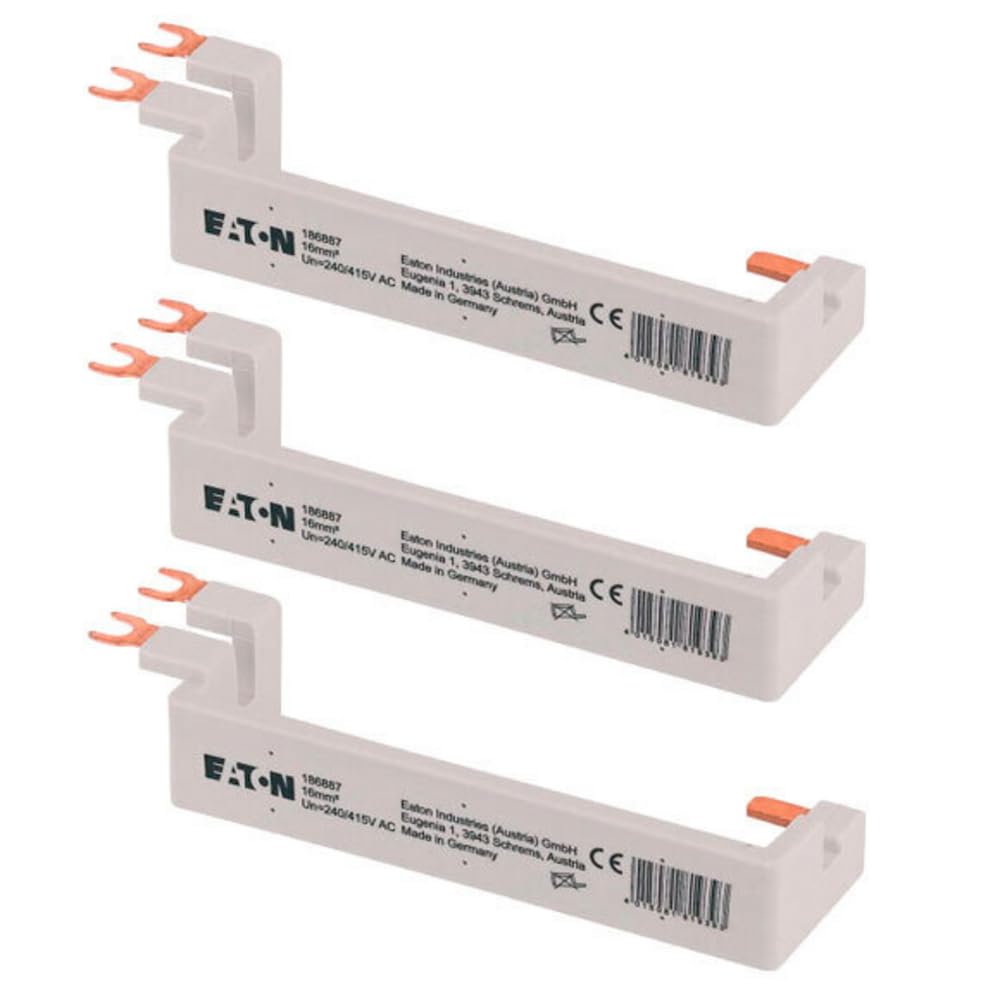 Barres de pontage verticale EATON 16mm² pour liaison 1P+N fiable
