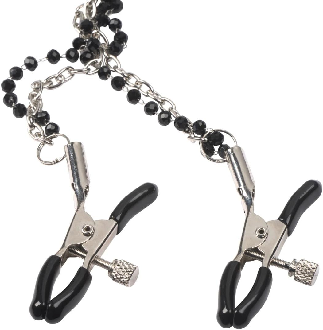 SEX & MISCHIEF AMOR COLLAR W/ NIPPLE JEWELRY